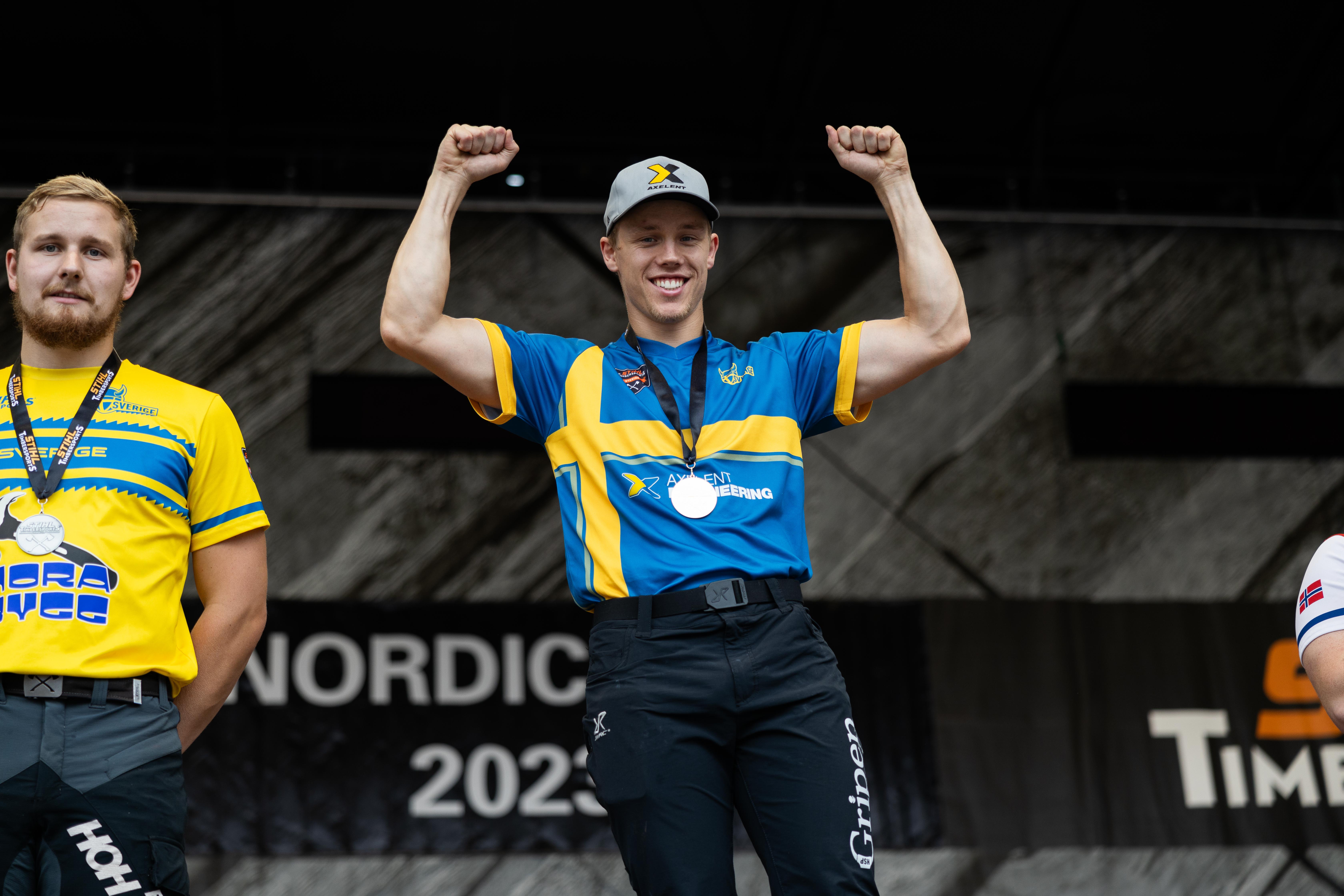 Ferry Svan knep förstaplatsen i sista deltävlingen av TIMBERSPORTS® Nordic Cup 2023, och korades därmed till cupvinnare.